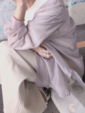「長い丈」｜創香さん（レディース・157cm）の夏コーディネート