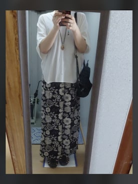 「rps（アールピーエス）のアイテム」を使った、マロンさん（レディース・157cm）の夏コーディネート