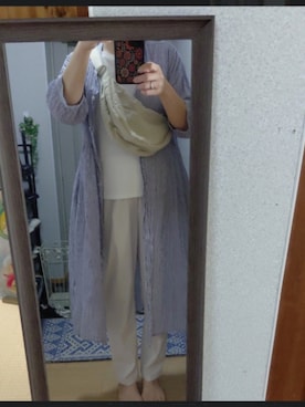 「しまむら（シマムラ）のアイテム（パンツ）」を使った、マロンさん（レディース・157cm）の春コーディネート