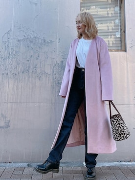 「Vicente（ヴィセンテ）のアイテム（その他アウター）」を使った、🍊さん（レディース・158cm）の秋コーディネート