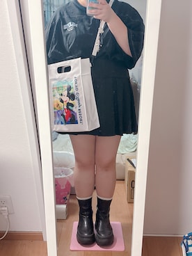 「黒コーデ」｜nanakoさん（レディース・156cm）の秋コーディネート