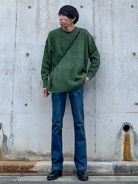 「CLEA（クレア）のアイテム」を使った、ぎっちゃんさん（メンズ・166cm）の秋コーディネート
