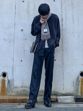 「CLEA（クレア）のアイテム」を使った、ぎっちゃんさん（メンズ・166cm）の冬コーディネート