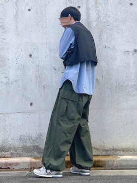 「stein（シュタイン）のアイテム（ブルゾン）」を使った、ぎっちゃんさん（メンズ・166cm）の秋コーディネート