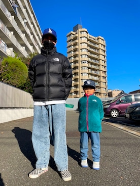 「アイテム（その他アウター）」を使った、まんでぃー さん（メンズ・173cm）の冬コーディネート