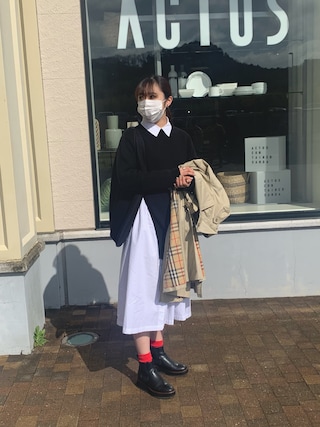 CLANE(クラネ)】SLANT CUT KNIT TOPS/スラントカットニット