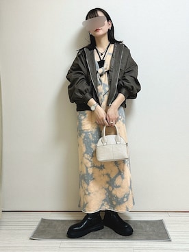 「Freada（フリーダ）のアイテム」を使った、mocaさん（レディース・155cm）の秋コーディネート