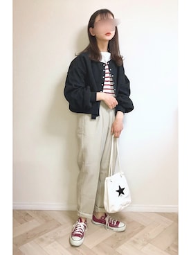 mocaさん（レディース・155cm）の春コーディネート