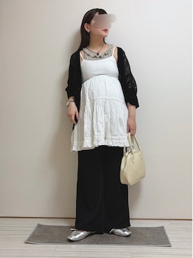 「Riberry（リベリー）のアイテム」を使った、mocaさん（レディース・155cm）の夏コーディネート