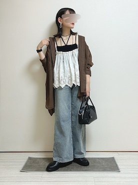 もも⋆*さん（骨格ナチュラル・レディース・155cm）の秋コーディネート