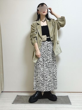 「Heather（ヘザー）のアイテム」を使った、もも⋆*さん（レディース・155cm）の秋コーディネート
