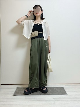 「tiptop（ティップトップ）のアイテム」を使った、もも⋆*さん（骨格ナチュラル・レディース・155cm）の夏コーディネート