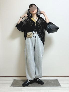 「Lattice（Lattice）のアイテム（アクセサリー）」を使った、もも⋆*さん（レディース・155cm）の夏コーディネート
