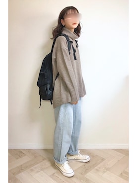 もも⋆*さん（レディース・155cm）の冬コーディネート
