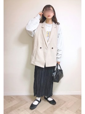 「Bab（バブ）のアイテム」を使った、mocaさん（レディース・155cm）の春コーディネート