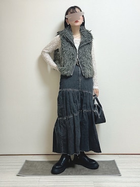 もも⋆*さん（骨格ナチュラル・レディース・155cm）の秋コーディネート