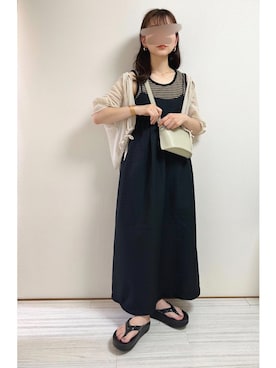 「GRL（グレイル）のアイテム（アクセサリー）」を使った、もも⋆*さん（レディース・155cm）の夏コーディネート