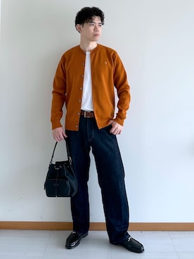 「TAKEO KIKUCHI（タケオキクチ）のアイテム」を使った、イッシーさん（メンズ・172cm）の秋コーディネート