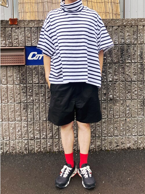 ジ*ジ様 Graphpaper Typewriter Cook Shorts Graphpaper Stretch