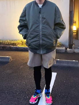 「ACRONYM（アクロニウム）のアイテム」を使った、sotorichさん（メンズ・176cm）の秋コーディネート