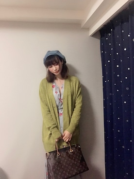 「Diagram（ダイアグラム）のアイテム（ワンピース/ドレス）」を使った、Hard velvet cake さん（レディース・169cm）の春コーディネート