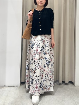 「花柄スカート」｜shin__unさん（レディース・148cm）の秋コーディネート