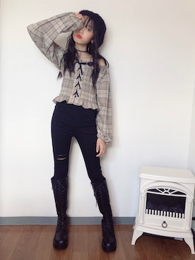 Ri-aさん（キッズ・149cm・10代）の秋コーディネート
