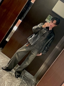 LIDNM LEATHER SHORT BLOUSON レザージャケット M LIDNM（リドム）の「LEATHER SHORT BLOUSON（ブルゾン）」 - WEAR