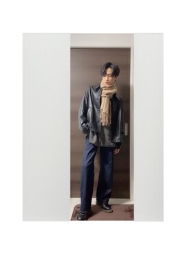 「リドム」｜「アイテム（ジャケット/アウター）」を使った、たけさん（メンズ・169cm）の冬コーディネート