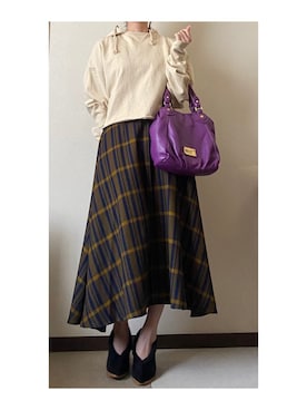 iChi🦊さん（レディース・158cm）の秋コーディネート