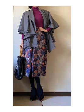 「FACETASM（ファセッタズム）のアイテム（ジャケット/アウター）」を使った、iChi🦊さん（レディース・158cm）の秋コーディネート