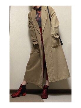 「Jeffrey Campbell（ジェフリーキャンベル）のアイテム（ブーツ）」を使った、iChi🦊さん（レディース・158cm）の秋コーディネート