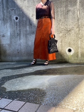 「TABASA（タバサ）のアイテム」を使った、iChi🦊さん（レディース・158cm）の秋コーディネート