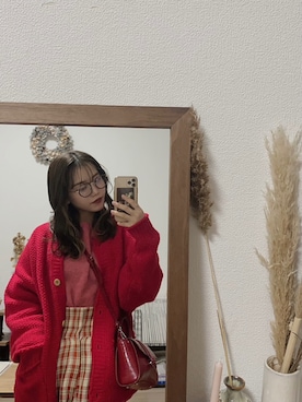 「attrayant（アティロン）のアイテム」を使った、hinataさん（レディース・156cm）の冬コーディネート