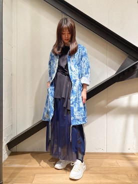 「NAKAGAMI（ナカガミ）のアイテム」を使った、Yukinob2ndさん（レディース・157cm）の春コーディネート