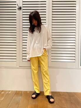 「B2nd」｜「アイテム（その他シューズ）」を使った、Yukinob2ndさん（レディース・156cm）の春コーディネート