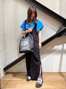 「B'2nd（ビーセカンド）のアイテム（ワンピース/ドレス）」を使った、Yukinob2ndさん（レディース・157cm）の春コーディネート