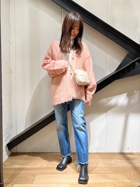 「B'2nd（ビーセカンド）のアイテム」を使った、Yukinob2ndさん（レディース・157cm）の冬コーディネート