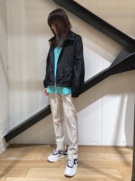 「MONCLER（モンクレール）のアイテム（ジャケット/アウター）」を使った、Yukinob2ndさん（レディース・156cm）の冬コーディネート