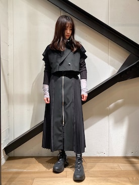 「B'2nd（ビーセカンド）のアイテム」を使った、Yukinob2ndさん（レディース・157cm）の春コーディネート