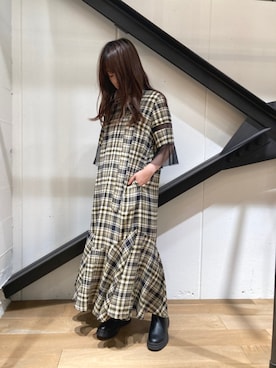 「B'2nd（ビーセカンド）のアイテム（ワンピース/ドレス）」を使った、Yukinob2ndさん（レディース・157cm）の夏コーディネート