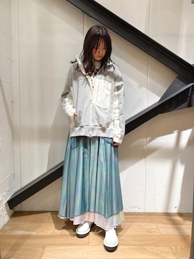 「NAKAGAMI（ナカガミ）のアイテム」を使った、Yukinob2ndさん（レディース・157cm）の冬コーディネート