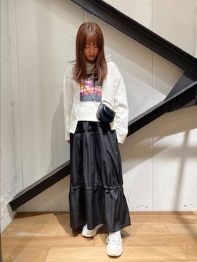「D.A.T.E.（デイト）のアイテム」を使った、Yukinob2ndさん（レディース・157cm）の春コーディネート