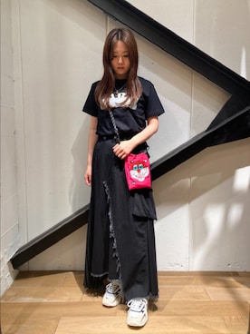 「D.A.T.E.（デイト）のアイテム」を使った、Yukinob2ndさん（レディース・157cm）の夏コーディネート