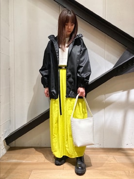 「MAISON D' PULSE（メゾンドパルス）のアイテム（アクセサリー）」を使った、Yukinob2ndさん（レディース・157cm）の春コーディネート