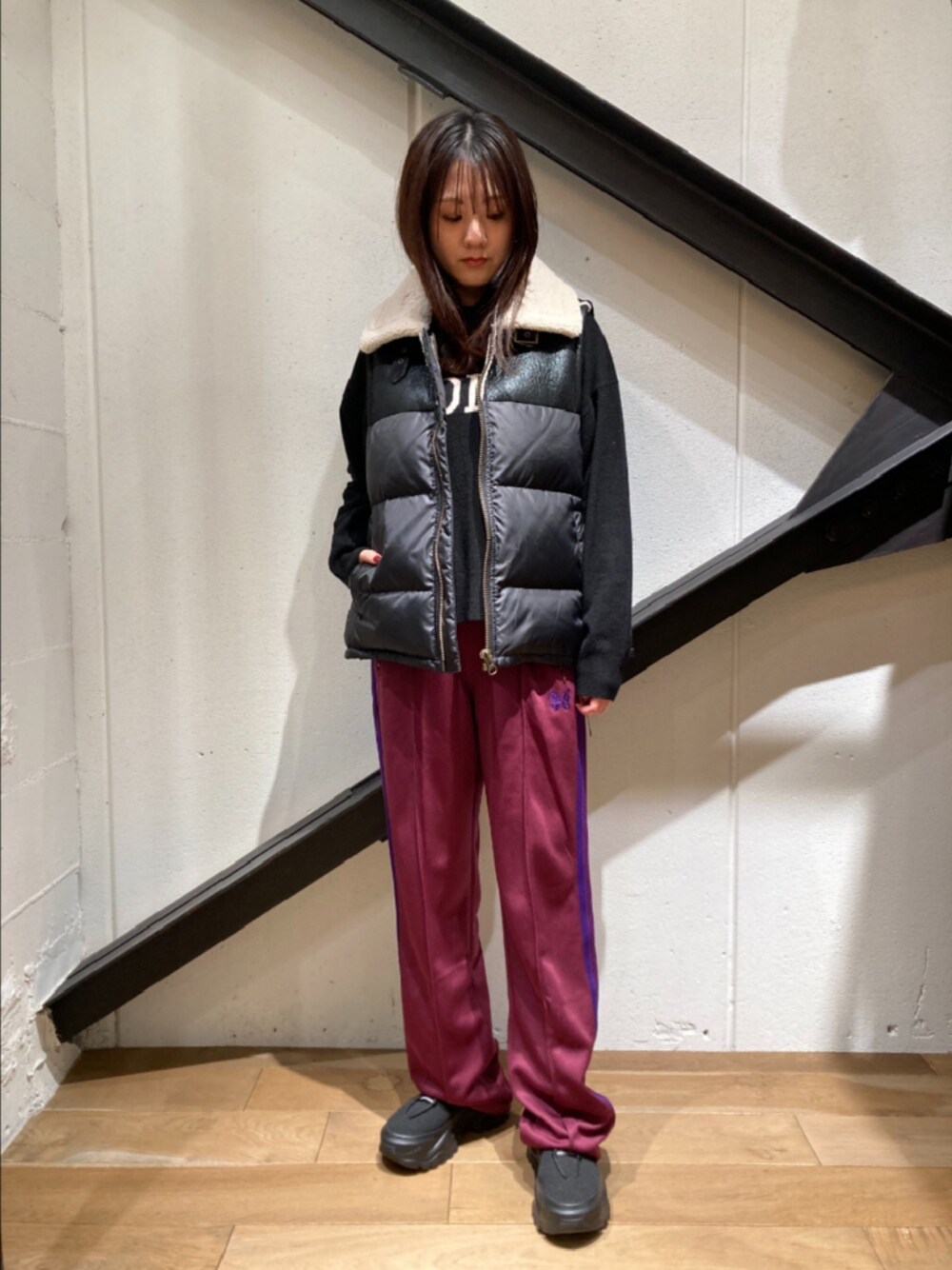 MAISON MAVERICK PRESENTS デニム レースアップミュール MAISON