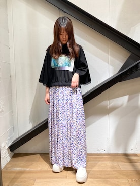 「B'2nd（ビーセカンド）のアイテム」を使った、Yukinob2ndさん（レディース・157cm）の春コーディネート
