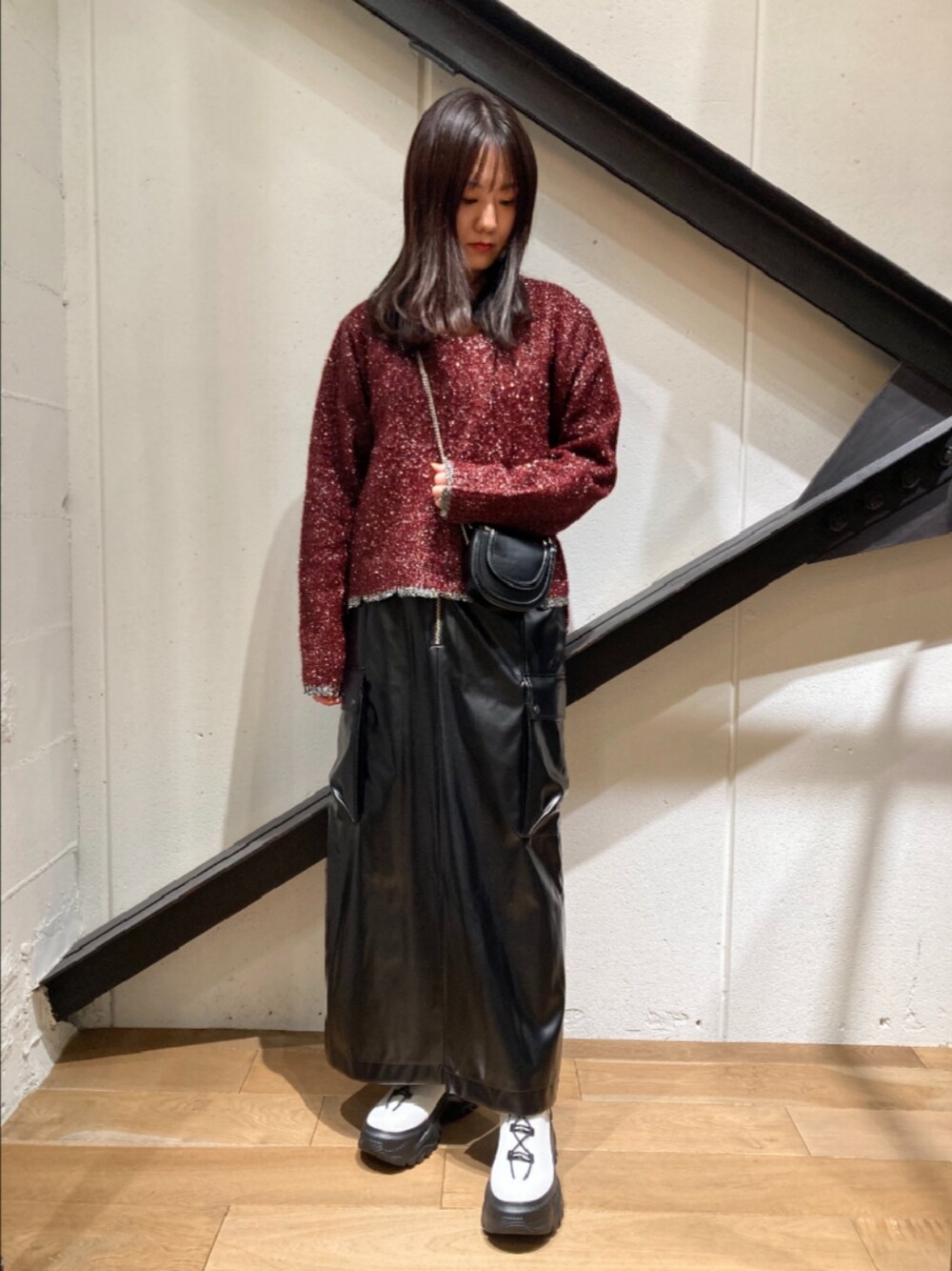 tシャツ AULA AILA（アウラ アイラ）別注フィルムヤーンニット レディース AULA AILA tシャツ AILA（アウラ アイラ）別注フィルムヤーン