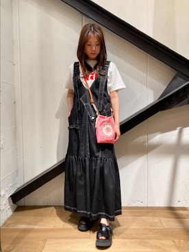 「B'2nd（ビーセカンド）のアイテム」を使った、Yukinob2ndさん（レディース・157cm）の夏コーディネート