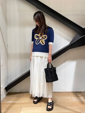 「MARNI（マルニ）のアイテム」を使った、Yukinob2ndさん（レディース・156cm）の春コーディネート